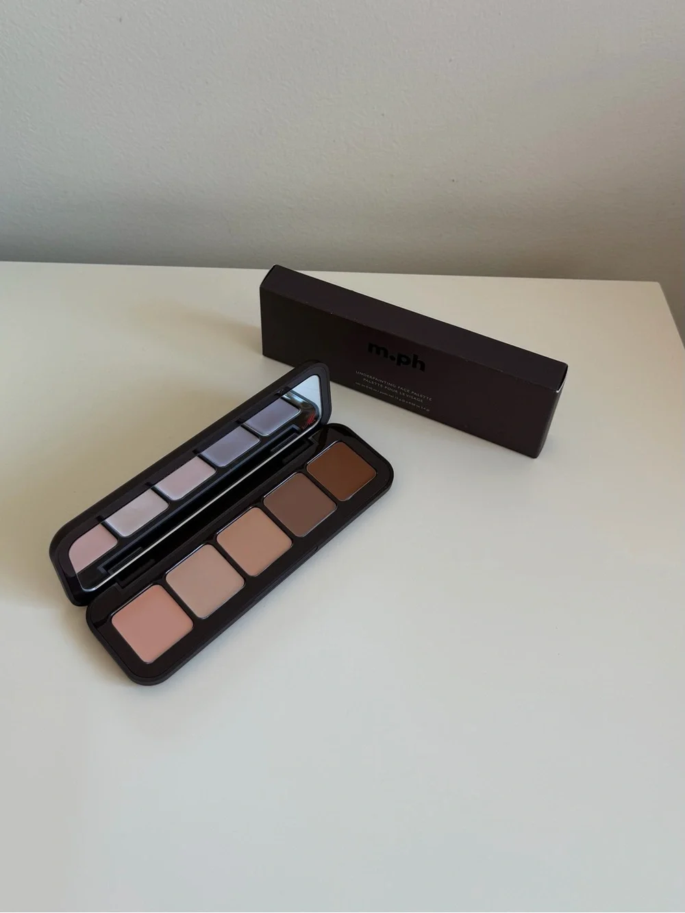 Neutral Concealer and bronzer Palette - 6 Shade Nude Tones - Light Fair
